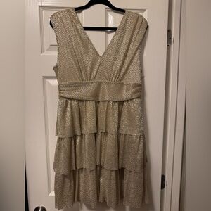 Gold Lilly Pulitzer dress size large